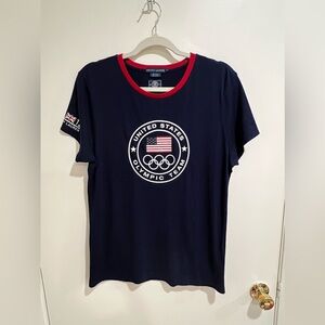 Mens Polo Ralph Lauren US Olympic Team 2012 Blue T Shirt Custom Fit sz L
